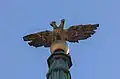 Sculpture of double-headed eagle on the top of Old Palace, Belgrade