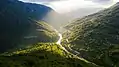 View of the confluence of the rivers Tara and Piva and the formation of the river Drina.