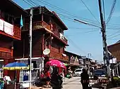 Chiang Khan in Loei Province, Thailand.  The town and surrounding district has a large Phuan minority.