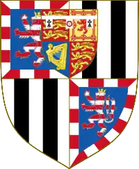 Arms of George Mountbatten, 2nd Marquess of Milford Haven and Louis Mountbatten, Earl Mountbatten of Burma