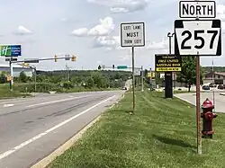 PA 257 in Cranberry Township