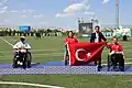 Para archery recurve bow women's  medal ceremony