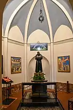 Altar on the right in the Sanctuary