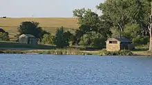 Antelope Lake Park buildings in Graham County, Kansas