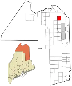 Location of Stockholm, Maine