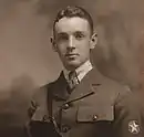 Portrait of Arthur E. Sutherland in his Near East Relief Uniform