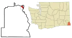 Location of West Clarkston-Highland, Washington