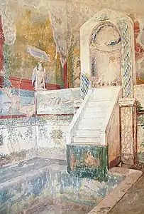 Atrium of the House of the Centenary, Pompeii, mid-2nd century BC (dry)