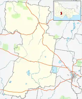 Lexton is located in Pyrenees Shire