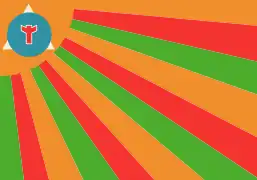 Proposed flag for the future state of Tocantins, 1987 – 1988