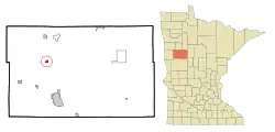 Location of Callaway, Minnesota