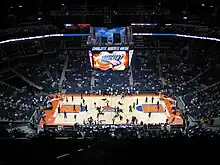 The arena during a Charlotte Bobcats game in 2005