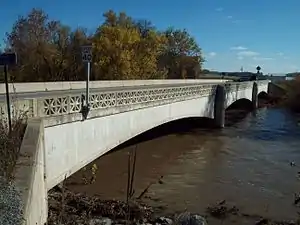 Replacement for Bridge between Monroe and Penn Townships, October 2009