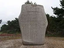 Image 18Memorial stone on Brownsea Island commemorating the first Scout encampment, Aug 1-9, 1907, Brownsea Island