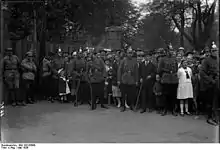 Regulating a KPD demonstration in Berlin, 1926.