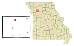 Location of Caldwell County