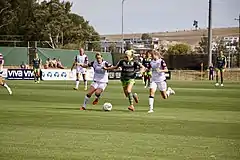 photo of O'Sullivan playing for Canberra United, November 2018