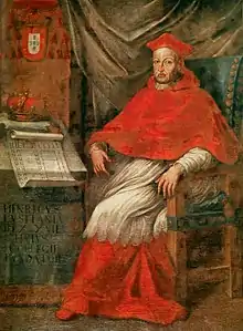 Portrait of King Cardenal Henrique I of Portugal, by the School of Évora
