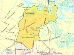 Census Bureau map of Port Republic, New Jersey