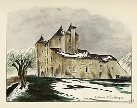 The château of Espalungue