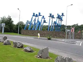 Cherry Pickers on Little Island, Cork - geograph.org.uk - 3058289.jpg