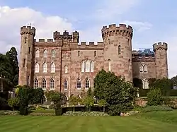 Cholmondeley Castle, viewed from the south