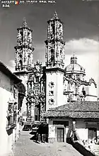 Church of Santa Prisca de Taxco in 1919.