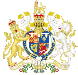 Coat of arms from 1751 to 1760 as Prince of Wales