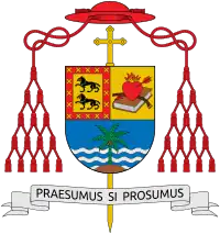 José Luis Lacunza Maestrojuán, O.A.R.'s coat of arms