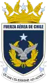 An astral crown in the coat of arms of the Chilean Air Force
