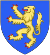 Arms of the House of Brienne, rulers of the lordship from 1309 to 1356 of Argos and Nauplia