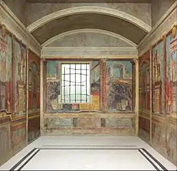 Cubiculum (bedroom) from the Villa of P. Fannius Synistor at Boscoreale now in the Metropolitan Museum of Art