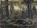 David Milne, Painting Place: Brown and Black, c. 1926