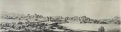 View of Pontevedra in 1669