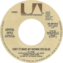 side-A label by United Artists Records