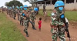 MONUSCO Peace keepers in Djugu in 2021
