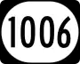 Kentucky Route 1006 marker