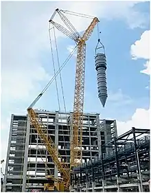 Erection of Product Purge Column at Poly-Propylene Unit of DRPP, Nigeria