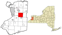 Location in Erie County and New York.