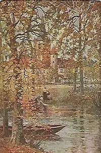 Moulins-Engilbert (1916), oil painting, 123 x 81 cm.