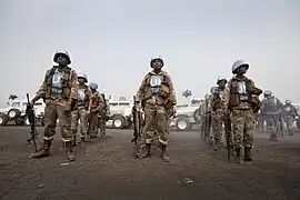 FIB South African infantry units in Sake, Democratic Republic of the Congo