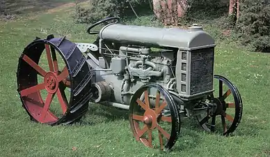 A Fordson Tractor Model F, produced since 1917