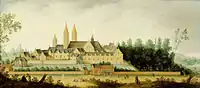 View of Egmond Abbey,  by Claes Jacobsz van der Heck (1638), Rijksmuseum Amsterdam