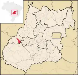 Location in Goiás state
