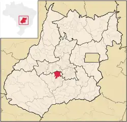 Location in Goiás state