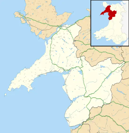 AberdyfiAberdovey is located in Gwynedd