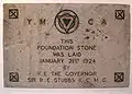 YMCA of Hong Kong Tsim Sha Tsui Club Foundation Stone launched by the Governor of Hong Kong Sir Reginald Edward Stubbs in January, 1924