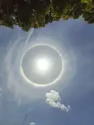 Halo around the Sun in Coimbatore, Tamil Nadu, India (25 September 2023  11:45 AM)
