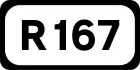 R167 road shield}}