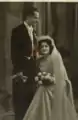 At his wedding in 1948